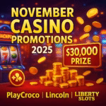 November 2025 Casino Promotions: PlayCroco, Lincoln, and Liberty Slots Announce Huge Bonuses